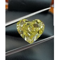 Sold Gia 10.00ct+ Natural Fancy Vivid Yellow Vs2 Diamond